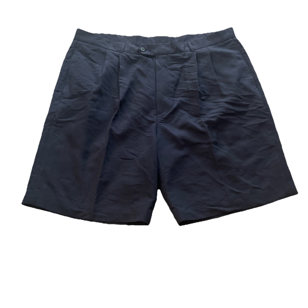 LYLE & SCOTT SCOTLAND Men's Navy Blue Dress Golf Shorts 40W
